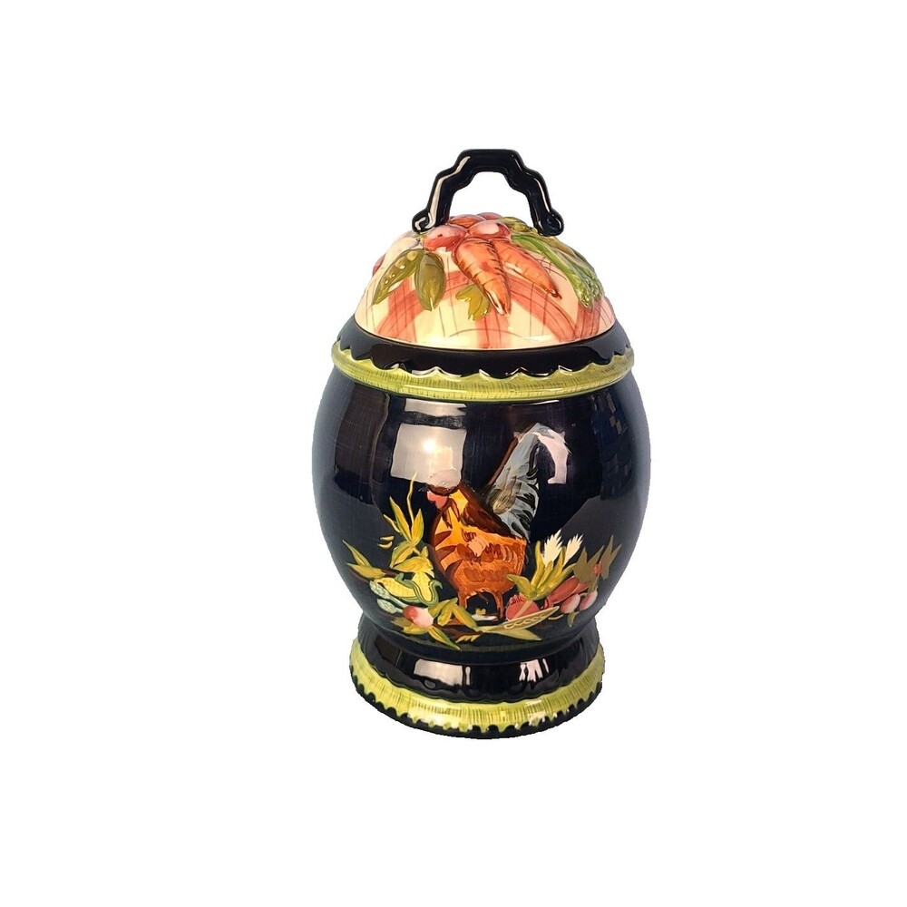 Tracy Porter THE STONEHOUSE FARM COLLECTION Medium Canister Cookie Jar Rooster